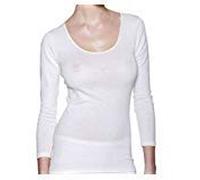 RAGNO Maglietta Manica Lunga Girocollo (6 IT, Bianco)