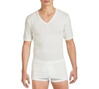 RAGNO 060038 Maglietta Scollo V Uomo 100% Lana Merinos BIANCO