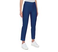 RAGNO P-E Sateen Pantalone a Sigaretta MOD.Capri Art.d926py (6, 516 Blueberry)