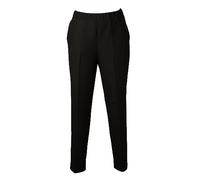 RAGNO Pantalone Donna Lungo Elastico in Vita e Tasche Laterali in Jersey Invernale Articolo D850P7 Pant.Chino Tasche, 020 Nero, L