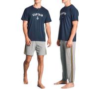 Ragno Pigiama da Uomo 3 Pezzi Maniche Corte U086NT S48