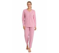 RAGNO Pigiama Donna 100% Cotone con Collo Serafino e Fantasia (IT, Numero, 44, Regular, Regular)