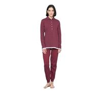 RAGNO Pigiama Donna 100% Cotone Felpato DN97N1
