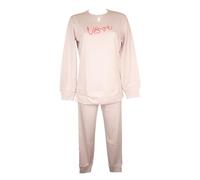 RAGNO Pigiama Donna Caldo Cotone Interlock Invernale Collo Serafino Polsino Sia alla Maglia Che Il Pantalone Articolo DN94NQ, A95 Lavander Fog, 42