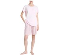 RAGNO Pigiama donna in puro cotone manica corta pantalone corto art. DQ12NC - 44, Rosa