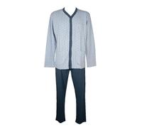 RAGNO Pigiama Uomo Aperto Davanti Maglia Manica Lunga con Tasche Pantalone Lungo Articolo U803N6, A25F Fant.Lavender Lustre, Taglia 54