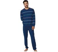 RAGNO Pigiama uomo in puro cotone art. righe - 52, Blu