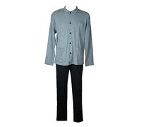 RAGNO Pigiama Uomo Interlock Invernale Aperto Davanti con Colletto Tasche e Taschino Articolo U349N7, 783F Fantasia giove, Taglia 50