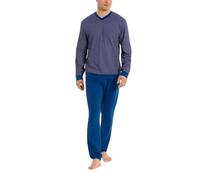 RAGNO Pigiama Uomo Lungo Collo a V Cotone Leggero UA22N2