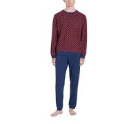 RAGNO Pigiama Uomo Lungo Cotone Leggero Cravatier U887N1