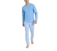 RAGNO Pigiama Uomo Lungo Girocollo Cotone Leggero Rigato UA29NQ