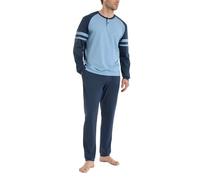 RAGNO Pigiama Uomo Lungo Serafino Cotone Leggero UA42N1