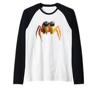 Ragno Regale Saltellante Tarantola Aracnofila Aracnidi Ragni Maglia con Maniche Raglan