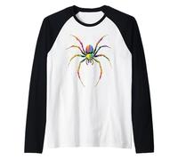 Ragno Regale Saltellante Tarantola Aracnofila Aracnidi Ragni Maglia con Maniche Raglan