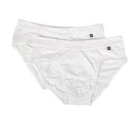 RAGNO Slip Uomo Confezione 2 Capi Puro Cotone Elasticizzato bio Cotton Stretch artcolo U188BN, 010B Bianco, XXXL (3XL)