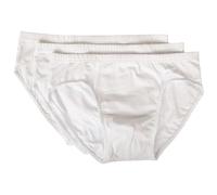 RAGNO Slip Uomo Confezione 3 Capi Cotone Elastico in Vita ricoperto Eco Cotton Stretch vestibilità e Confort artcolo 61147Q, 010T Bianco, 4 - Quarta