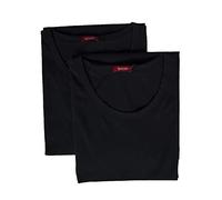 RAGNO SPORT Confezione 2 t-Shirt Intime Uomo Camiciola Cotone Manica Corta Girocollo Bipack Articolo 601417, 078B Bleu, L