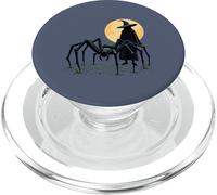 Ragno, strega e ombra al chiaro di luna PopSockets PopGrip per MagSafe
