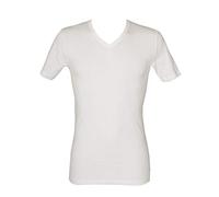 RAGNO T-Shirt Maglia Intima Uomo Cotone Biologico Manica Corta Scollo V Articolo 604318 BIO Cotton MC Organic Cotton, 983 White - Bianco, M