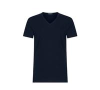 RAGNO Confezione 2 t-Shirt Uomo Maglietta Intima Manica Corta Camiciola Scollo V Cotone Bipack Articolo 601418, 078B Bleu, L