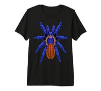 Ragno Tarantola Blu Cobalto Arancio Maglietta Premium