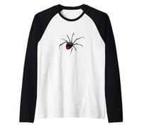 Ragno Vedova Nera di Halloween Maglia con Maniche Raglan