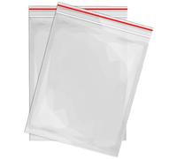 RAGO® Bustine Trasparenti Richiudibili 80x120mm I 100 pezzi Sacchetti Plastica Trasparente Con Chiusura A Zip I Buste Trasparenti Con Chiusura I Sachetti Richiudibil