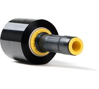 RAGO® Film estensibile imballaggio 1x300m 450g con Distributore I Pellicola imballaggio trasloco Nero I Pellicole elastiche I Pellicola per pallet I Plastica per imballaggio I Nero 300m