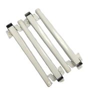 RAGOPILEN Gambe per mobili, Gambe for tavolo pieghevole Supporto for mobili in metallo Confezione da 4 Nero Diverse altezze(28.5cm)