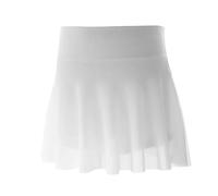 RAGOPILEN Gonna da Balletto, Gonna da Balletto in Chiffon for Bambine con Pantaloni Multicolore 100-165 cm(White,135cm-145CM)