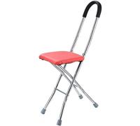 RAGOPILEN sedia pieghevole, Sedia a stampelle pieghevole senza installazione multicolore Dimensioni da piegata 23x87,8 cm 150 kg(Red Color)