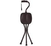 RAGOPILEN sedia pieghevole, Sedia pieghevole regolabile con stampelle nera 24x90-100 cm capacità 150 kg