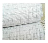 RAGOPILEN Tessuto Artigianale in Cotone, Tessuto for Punto Croce in Puro Cotone Ricamato con segni 16/18/20/25/28/32CT 30x30cm Rosso