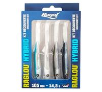 RAGOT KIT RAGLOU HYBRID - CONFEZIONE: 4 pezzi, LUNGHEZZA (MM): 65