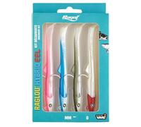 RAGOT Leurre Souple Raglou Hybrid Eel Discovery Kit 90-9cm - 9.5g - Pp/Pb/Rh/Ayug - RG3921642