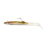 Ragot RAGLOU HYBRID Monster Gummi-Shad con sistema a sonaglio, VMC® Ganci, 14-20 cm, 45-145 g, 2 pezzi, esca in gomma, esca marina per la Norvegia (Abalone Giallo, 45g)