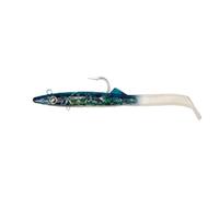 Ragot RAGLOU HYBRID Monster Gummi-Shad con sistema di sonaglio, haken VMC®, 14-20 cm, 45-145 g, 2 pezzi, esca in gomma, esca marina per la Norvegia (Abalone Blue, 45g)
