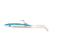 Ragot RAGLOU HYBRID Monster Gummi-Shad con sistema di sonaglio, VMC® Hook, 14-20 cm, 45-145 g, 2 pezzi, esca in gomma, esca marina per la Norvegia (Blu Perla, 45g)