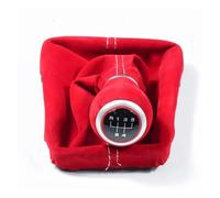 RAGPUKMUAN Cambio Pomello Maniglia Per A3 S3 8V S-line 2014-2020 5 6 Pomello Del Cambio Marce In Pelle Scamosciata Ghetta Copri Stivale(5 Speed Red Boot)