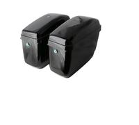 RAGPUKMUAN Moto Selle Bagagli Borse Laterali Universali Per Moto Bauletti Laterali Bagagliaio Rigido Fanale Posteriore A LED Motociclo Borse Serbatoio(30L Style1)