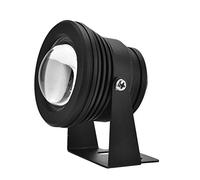 Raguso 12V 10W RGB Impermeabile Acquario LED Lampada da Immersione ad Immersione Luce a Distanza Vasca per Pesci Piscina Giardino Sott'Acqua(Nero)