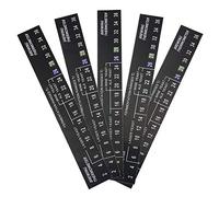 Raguso 5 pz Termometro da Birra Stick on Brewing Termometro Adesivo LCD Termometro Sticker per Birra Birra Vino Brewing e Fermentazione