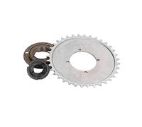 Raguso Kit pignone per catena per bici 32T 410, trasmissione potente anti deformazione per bicicletta, kit pignone ruota libera stabile parti modificate per riparazione