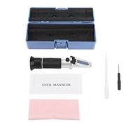 Raguso Misurazione del Contenuto di Zucchero Portatile Rifrattometro Portatile Brix 0~32% Alimento Zucchero Succo di Frutta Vino Birra Bevande Tester
