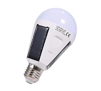 Raguso Pannello Solare Lampadina a LED Lampadina a LED Portatile Lampadina di Emergenza Impermeabile per Campeggio/Esterno Escursionismo Pesca Tenda da Campeggio(12W)