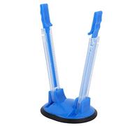 Raguso Supporto per Sacchetti di plastica per congelatore Supporto per la Preparazione dei pasti Supporti per Sacchetti di Preparazione Clip per Rack Borsa per Alimenti da Regolabile(Blu)