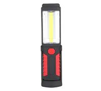 Raguso Torcia a LED COB 1Pc Lampada di emergenza COB pratica ricaricabile in plastica ABS per casa Famiglia Lavoro domestico Campeggio in 8,5 x 2,2 pollici(rosso)