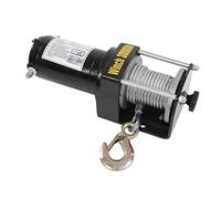 Raguso Verricello Elettrico 3000 libbre, Cavo d'Acciaio Terminale con Anima in Rame antiruggine Resistenza alla trazione più Forte Kit verricello Elettrico a Bassa Generazione di Calore con