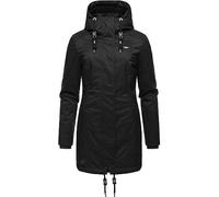 Ragwear Cappotto da donna, lungo, caldo, invernale, con cappuccio, Tunned YOUMODO XS-6XL, Black23, XS