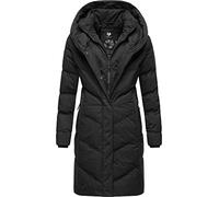 Ragwear Cappotto invernale da donna, caldo, impermeabile, con cappuccio, Natalka Intl, XS-6XL, Black22, S